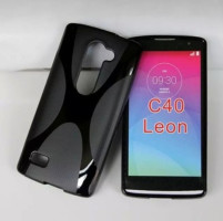 Силиконов гръб ТПУ X-Case за LG LEON  черен